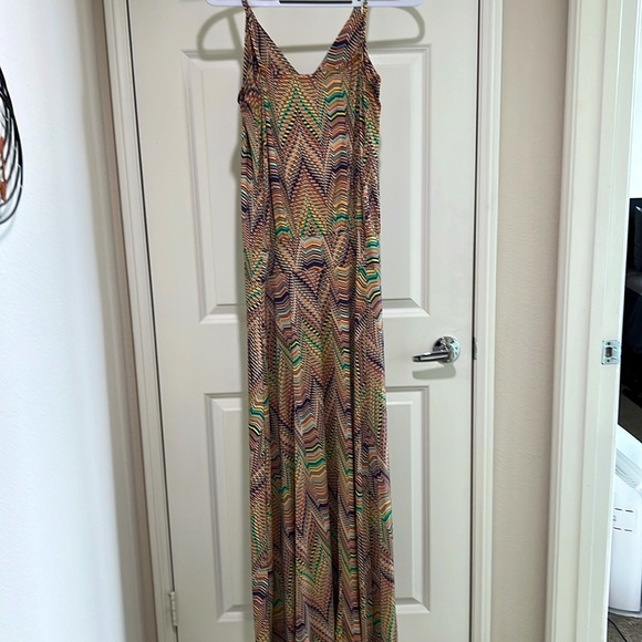 EUC Veronica M - Maxi Dress Size XL multicolor - Picture 5 of 7